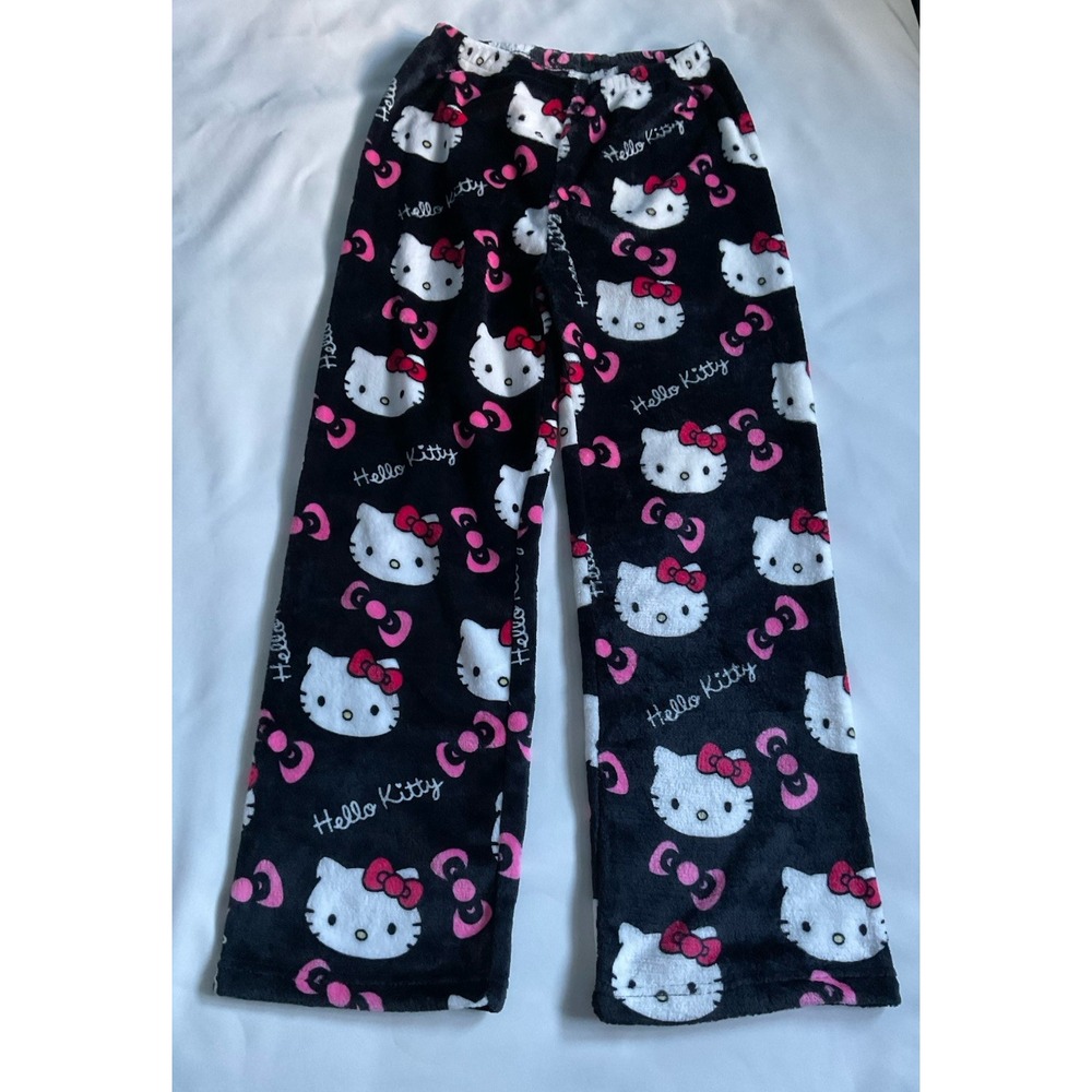 Hello Kitty Black and White Pajama Pants  Womens Size L